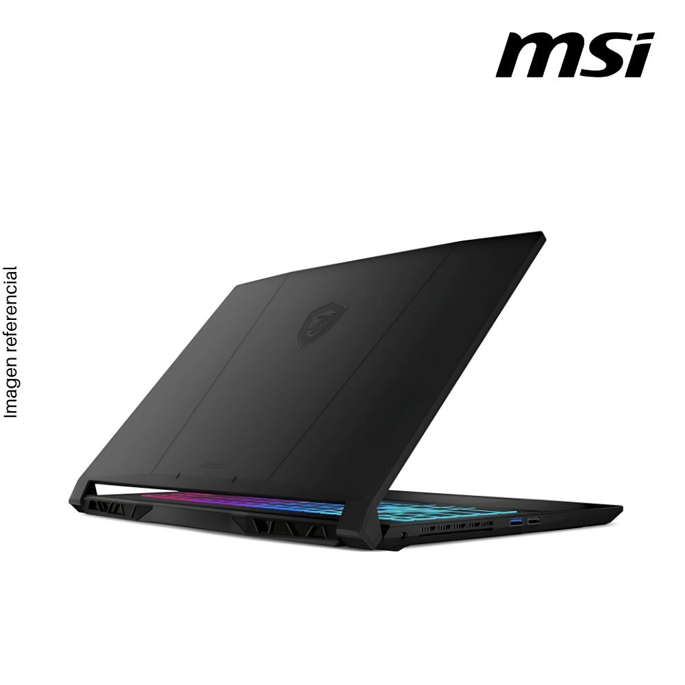 Laptop MSI Katana, Ryzen 7-8845HS, RAM 32GB DDR5, SSD 1TB, Video RTX4060 8GB, 15.6" FHD 144Hz, Teclado en Inglés, Windows 11.