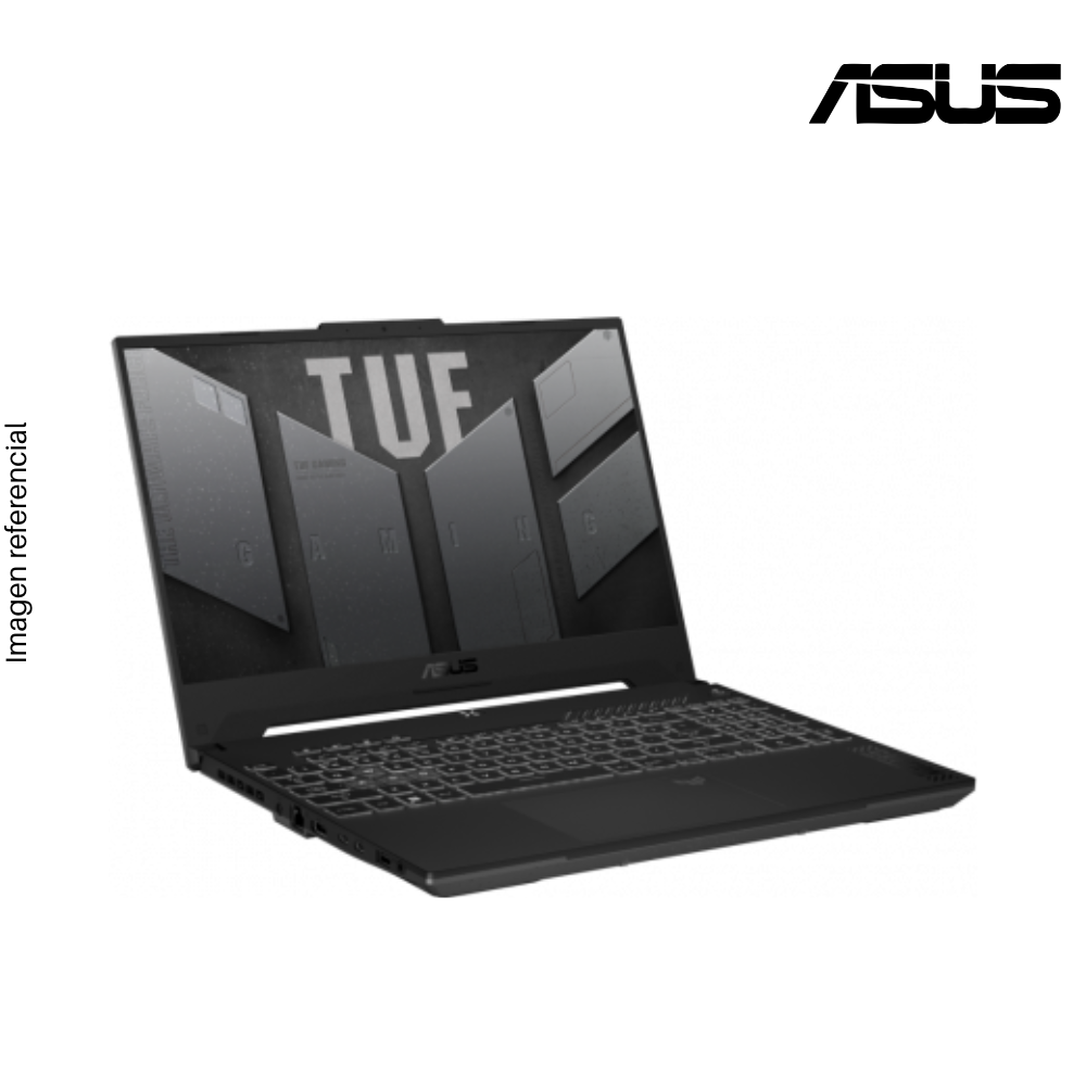 Laptop ASUS Tuf FX507VI, Core i7-13620H, RAM 16GB DDR5, SSD 1TB, Video RTX4070 8GB, 15.6" FHD 144Hz, Teclado en Inglés, Windows 11.
