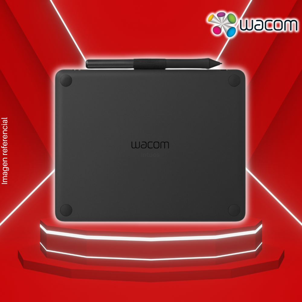 Tableta Gráfica WACOM CTL4100WL Intuos Pen, Bluetooth, Small, Black.