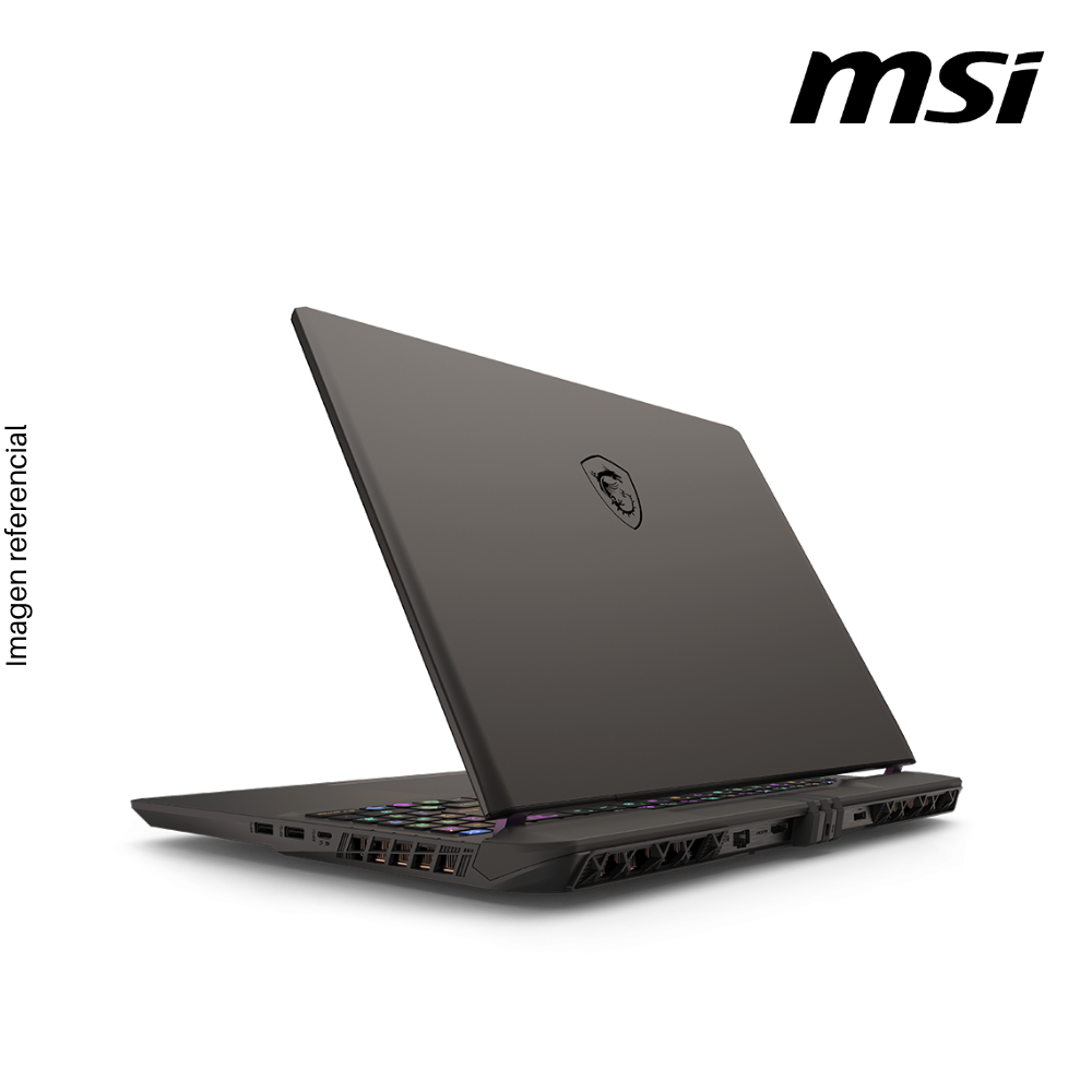 Laptop MSI Vector HXA14VHG, Core i9-14900HX, RAM 32GB DDR5, SSD 1TB, Video RTX4080 12GB, 16″ QHD 240Hz, Teclado en Inglés, Windows 11.