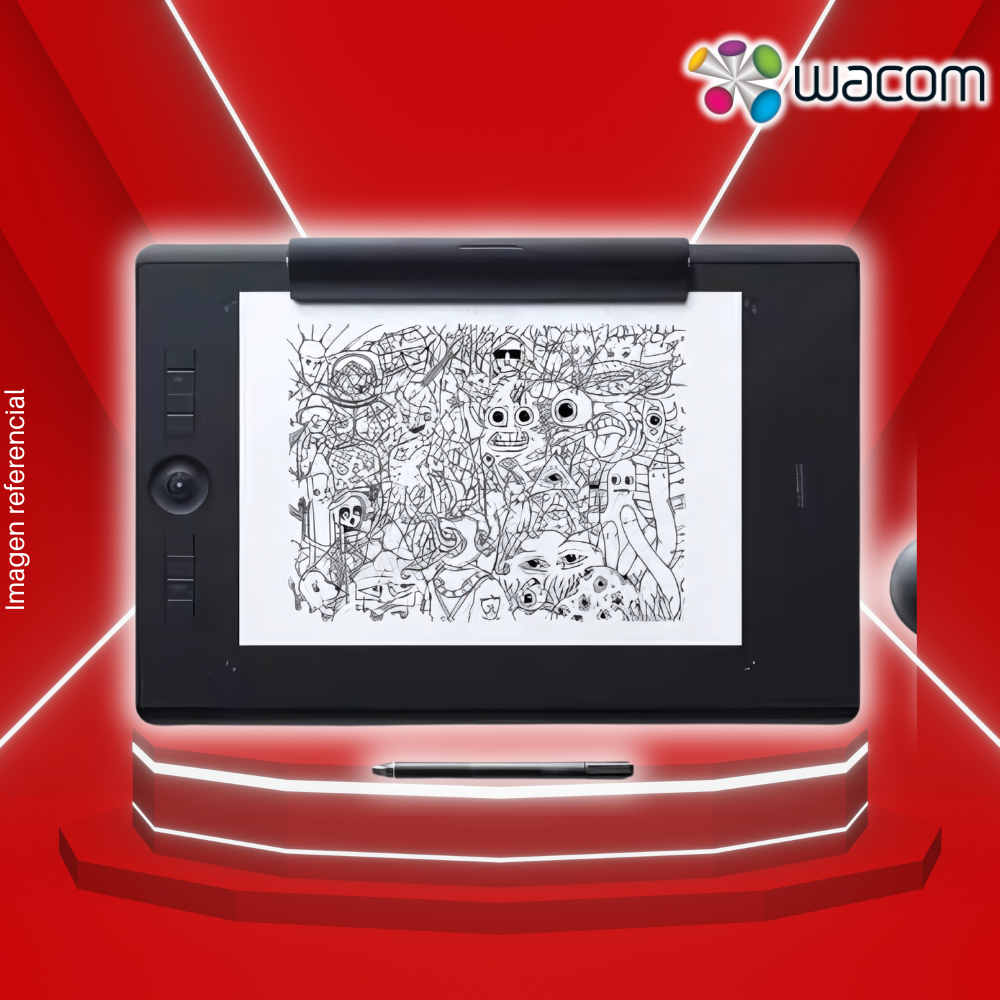 Tableta Gráfica WACOM PTH860P Intuos Pro Paper Edition, Large.