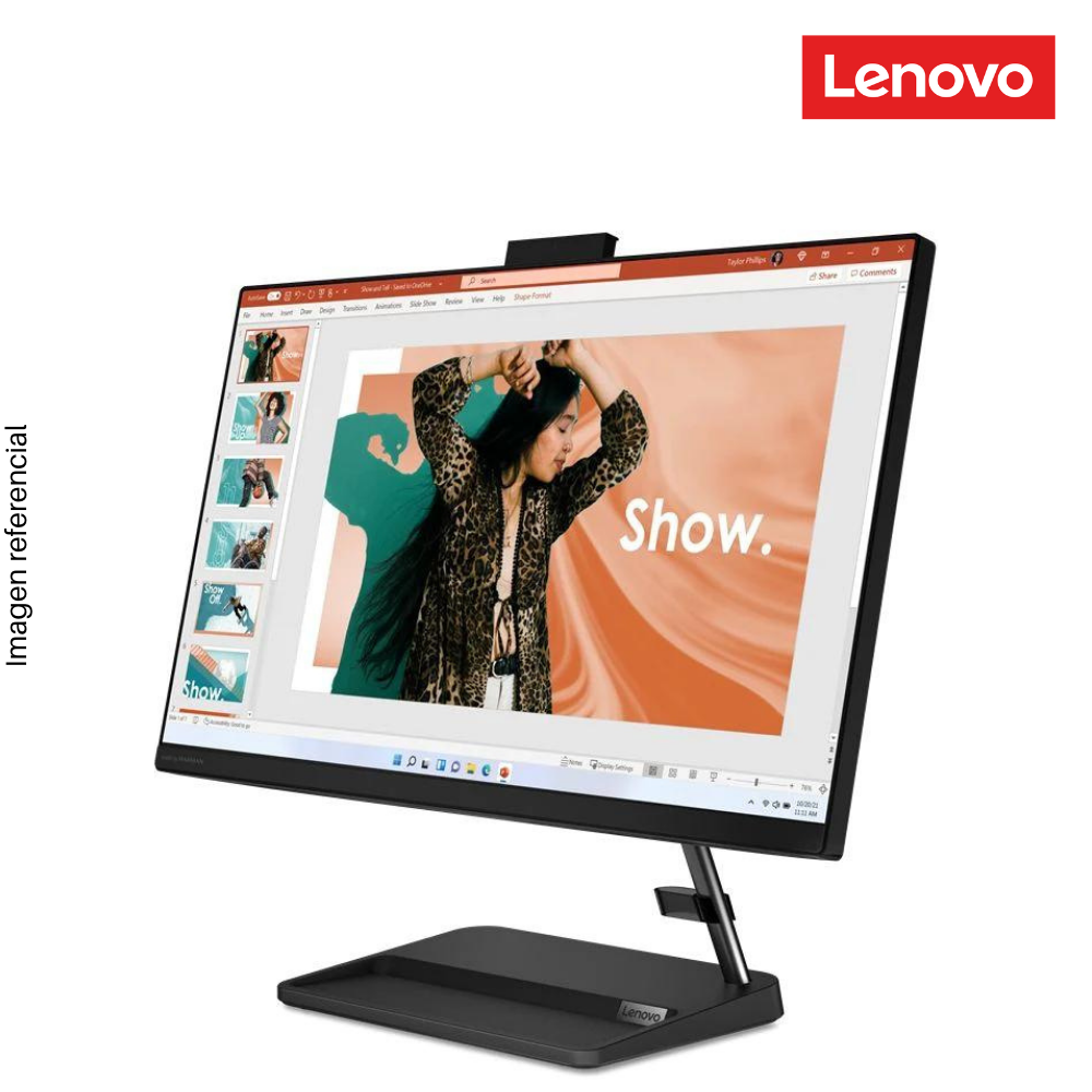 All in One LENOVO IdeaCentre 3, Core i3-1215U, RAM 8GB, SSD 512GB, 23.8" FHD, FreeDos.