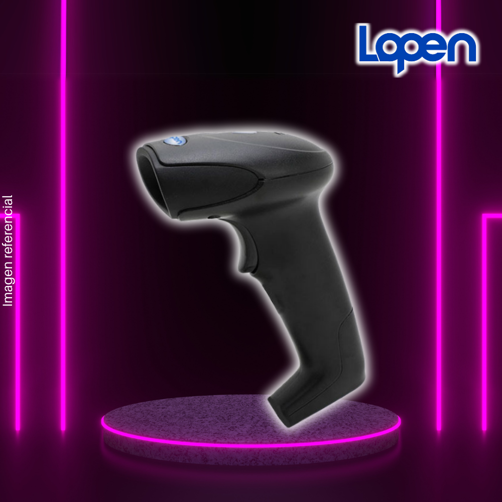 Lector de Código de Barras LOPEN LN-AW-6900UW, USB/Wi-Fi.
