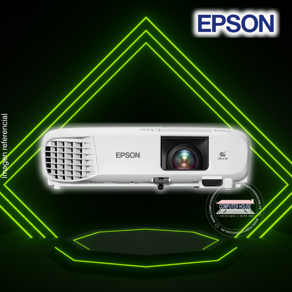 Proyector EPSON PowerLite X49, 3600 Lumenes, 1024x768, XGA 3LCD, HDMI, Parlante Monoaural: 5W x 1.