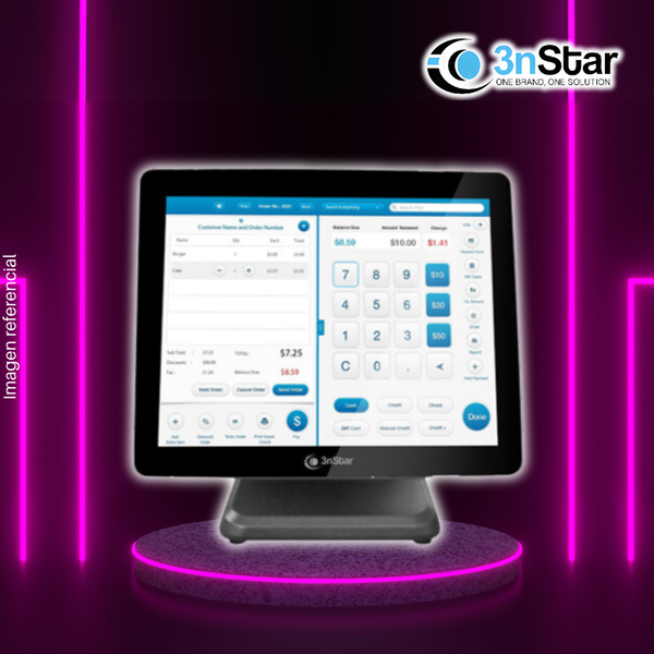 All in One 3NSTAR PTE0120, Celeron J6412, RAM 8GB, SSD 240GB, 15.6", Windows 10.