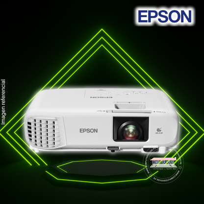Proyector EPSON PowerLite 118, 3800 Lumenes, 3LCD, HDMI/VGA/LAN/USB.