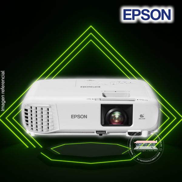Proyector EPSON PowerLite 118, 3800 Lumenes, 3LCD, HDMI/VGA/LAN/USB.