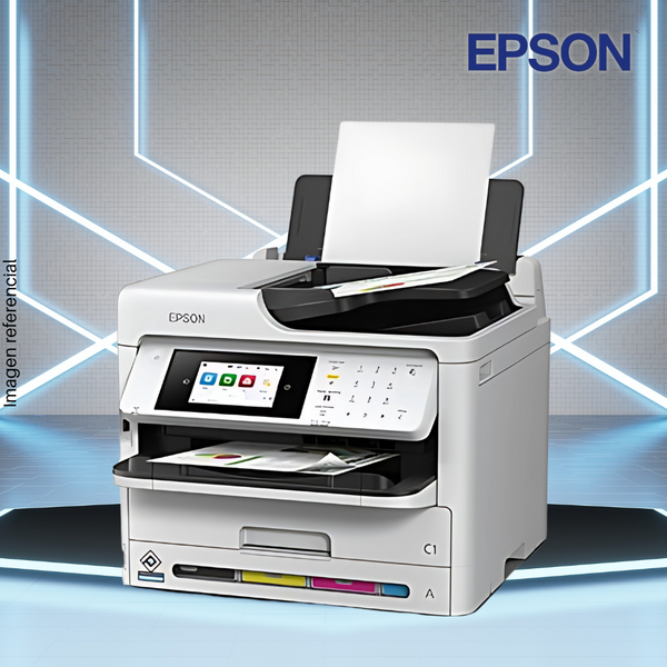 Impresora con Sistema Continuo EPSON WorkForce Pro WF-C5890, A4, Multifuncional (imprime, copia y escanea), USB/Wi-Fi/LAN/FAX.