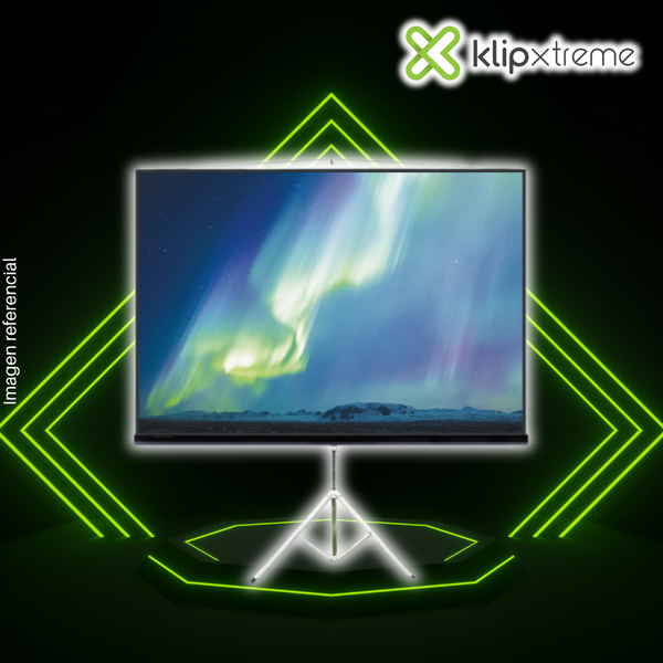 Ecran con trípode KLIPXTREME KPS-113, tamaño 92".