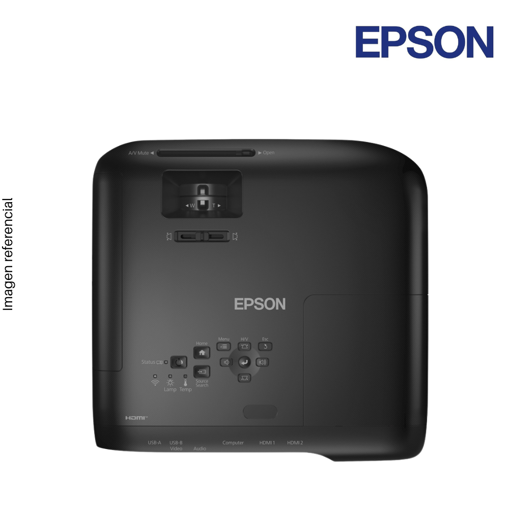 Proyector EPSON PowerLite FH52+ Inalambrico Portatil, 4000 Lúmenes, HDMI/VGA/Wi-Fi, Parlante Monoaural: 16W x 1.