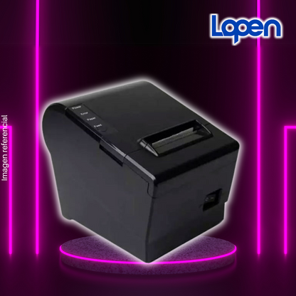 Impresora Ticketera Termica LOPEN LN-POS80-BS-UEWS, 80mm,USB/Ethernet/Wi-Fi/Serial.