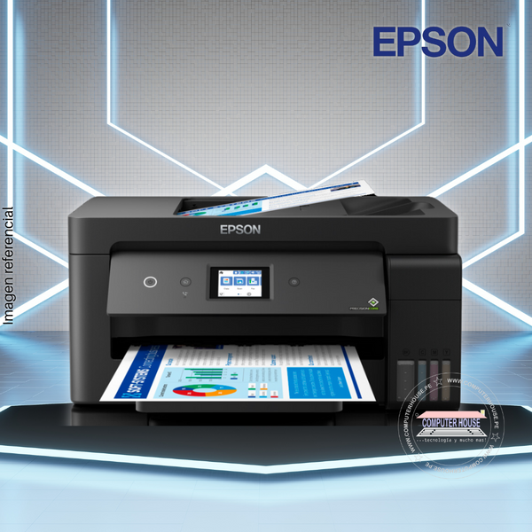 Impresora EPSON EcoTank L14150, A3, Multifuncional (imprime, copia y escanea), con Sistema Continuo, USB/Wi-Fi/LAN/Fax.
