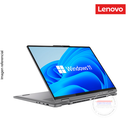 Laptop LENOVO Yoga 7, Ryzen 7-8840HS, RAM 16GB DDR5, SSD 1TB, 16" FHD, Pantalla Táctil, Teclado en Inglés, FreeDos.