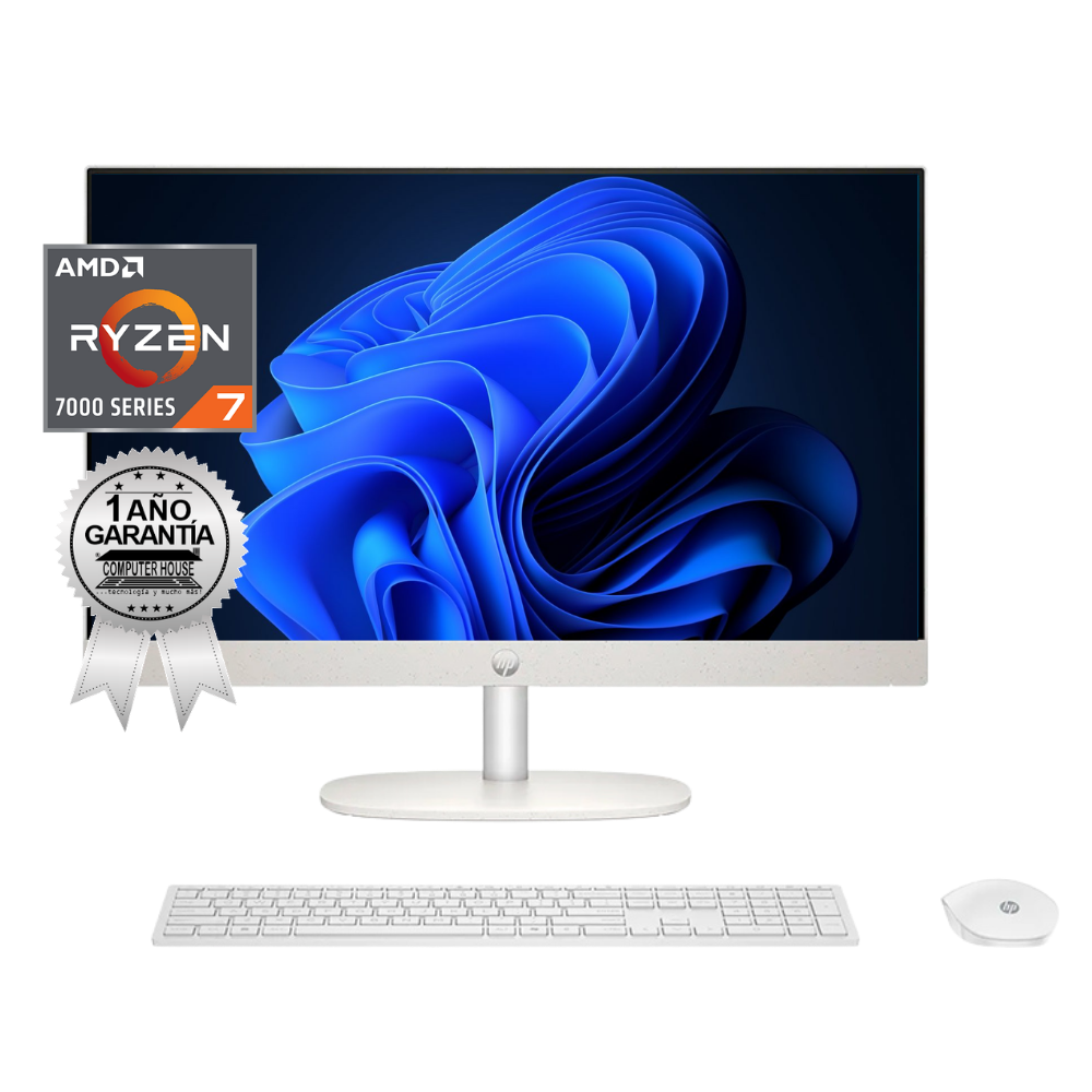 All in one HP CR0278LA, Ryzen 7-7730U, RAM 16GB, SSD 1TB, 27″ FHD IPS ...